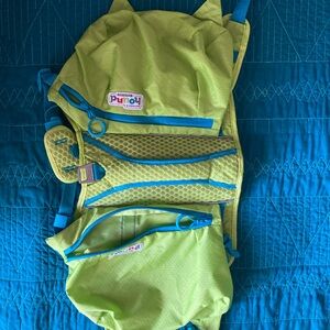 Outward Hound Standley Sport Green Performance Dog Life Jacket - Size S/M